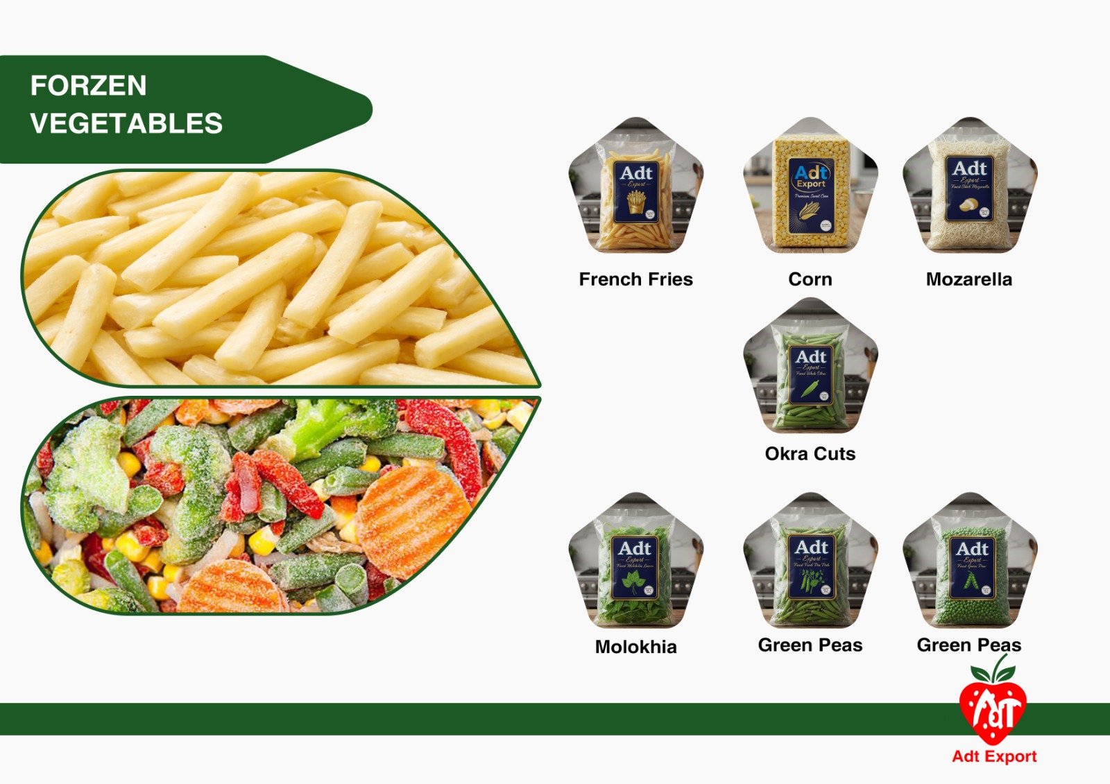 Frozen Fruits and Vegetables