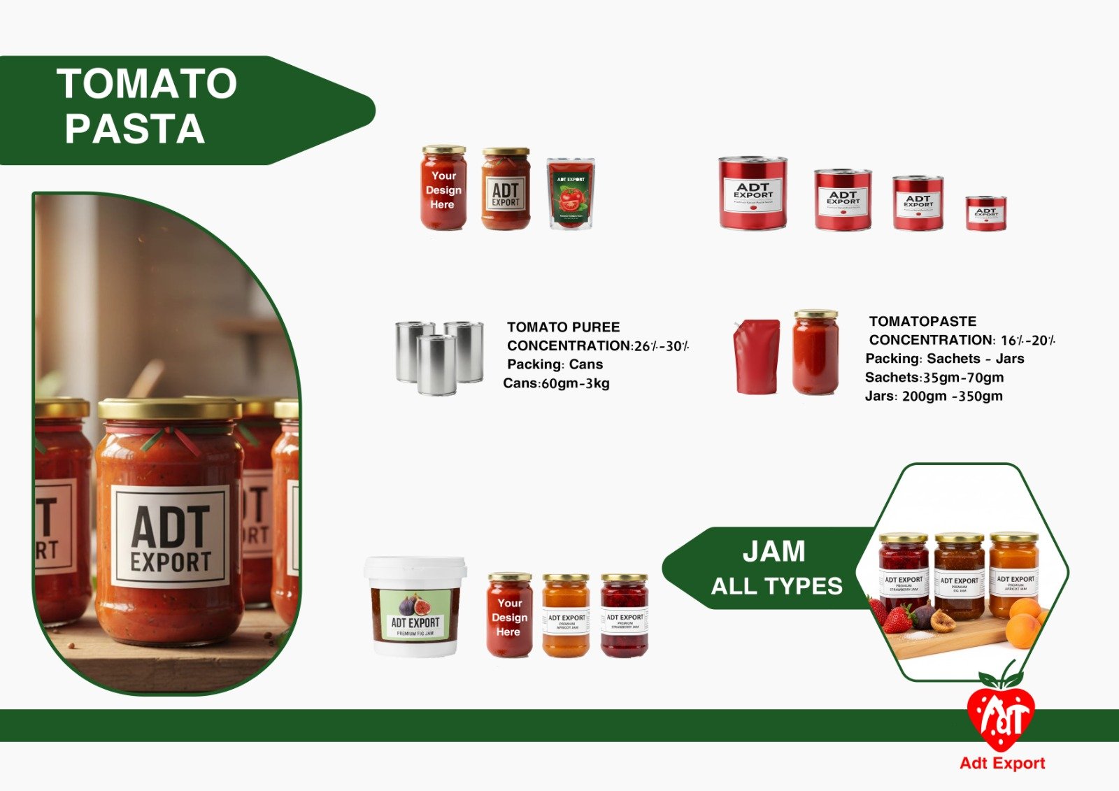Tomato Paste and Jam